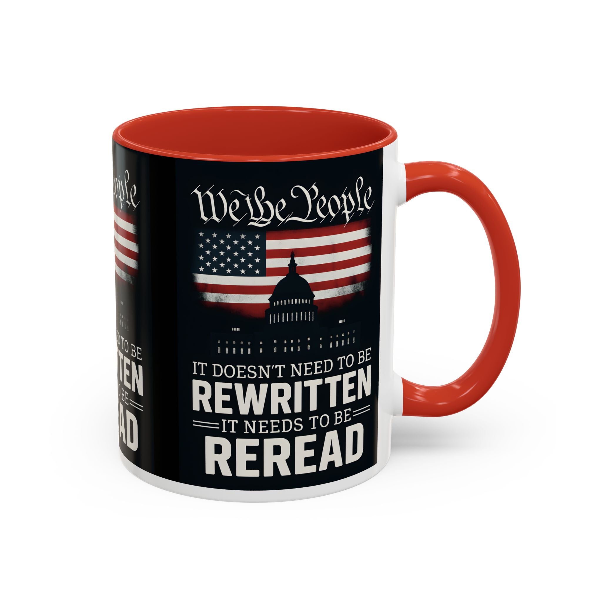Patriotic We the People Coffee Mug - 11 & 15 oz