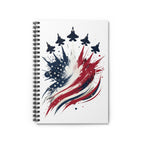 American Flag Brushstroke Spiral Notebook for Everyday Use