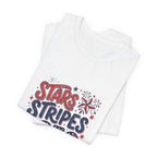 Stars Stripes & 250 Vibes T-Shirt | 250th Anniversary 4th of July Patriotic Tee
