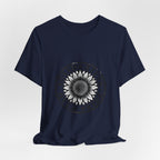 Solidarity Over Pride sunflower logo Tee | People Over Profit values-led apparel
