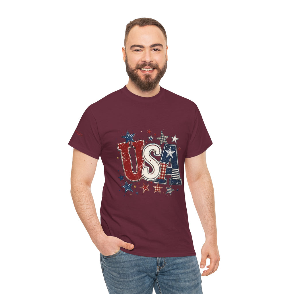 Patriotic USA Stars T-Shirt — Fourth of July American Flag Tee