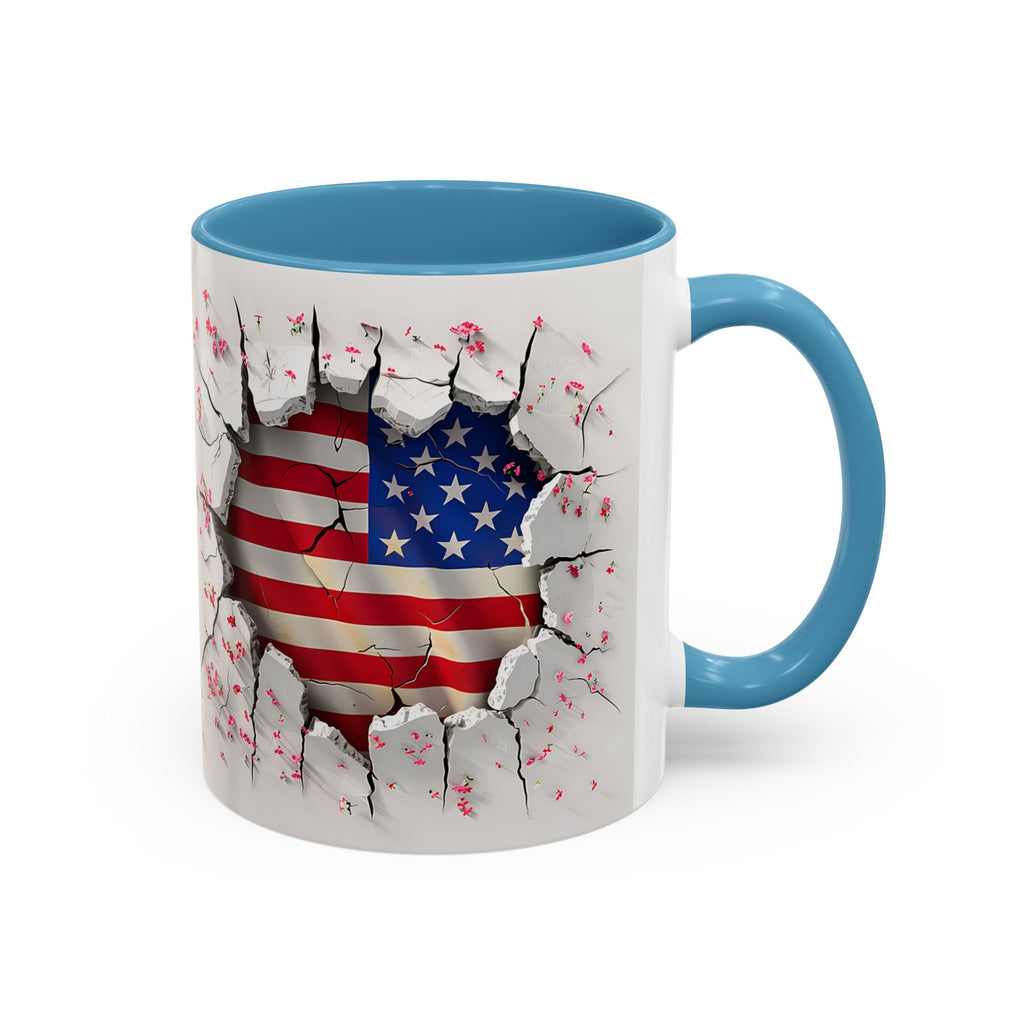 American Flag Coffee Mug – Patriotic Design