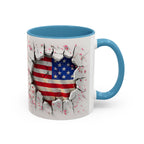 American Flag Coffee Mug – Patriotic Design