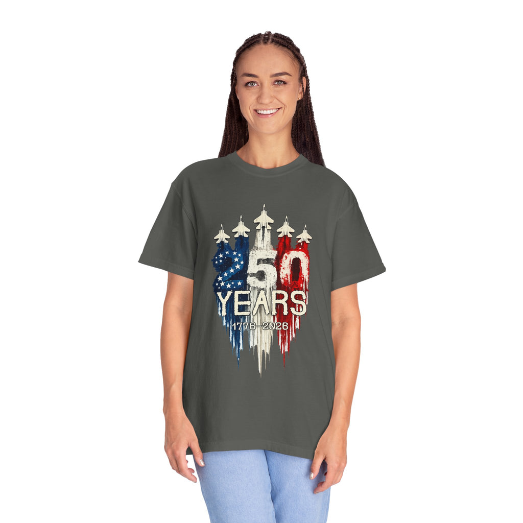 250 Years Patriotic T-Shirt Celebrating 1776–2026
