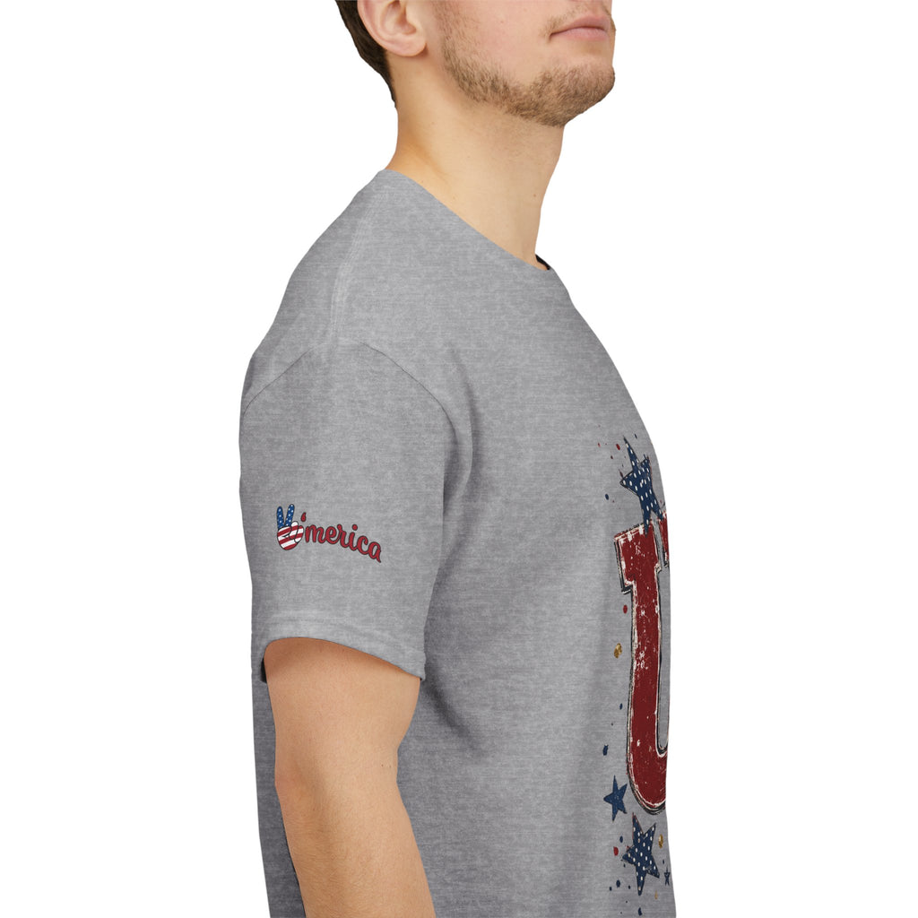 Patriotic USA Stars T-Shirt — Fourth of July American Flag Tee