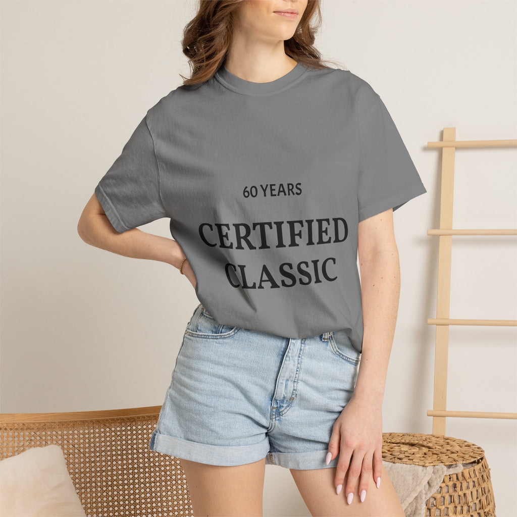 Certified Classic T-Shirt - 60 Years Retro Minimalist Tee