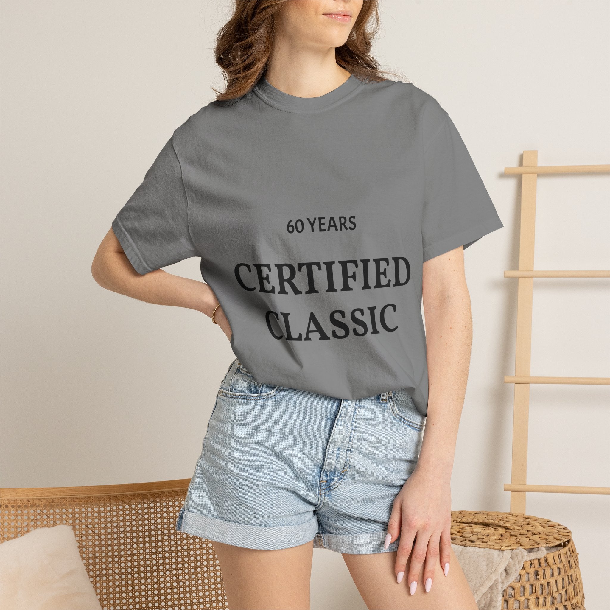 Certified Classic T-Shirt - 60 Years Retro Minimalist Tee