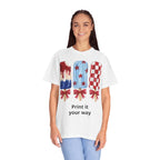 Patriotic Popsicle T-Shirt — Red, White & Blue Fourth of July Tee