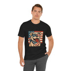Dog's are Patriotic Too (American Flag, Funny 4th of July Shirt)
