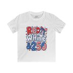 Kids Patriotic Fourth of July Shirt - Red White & 250 Tee