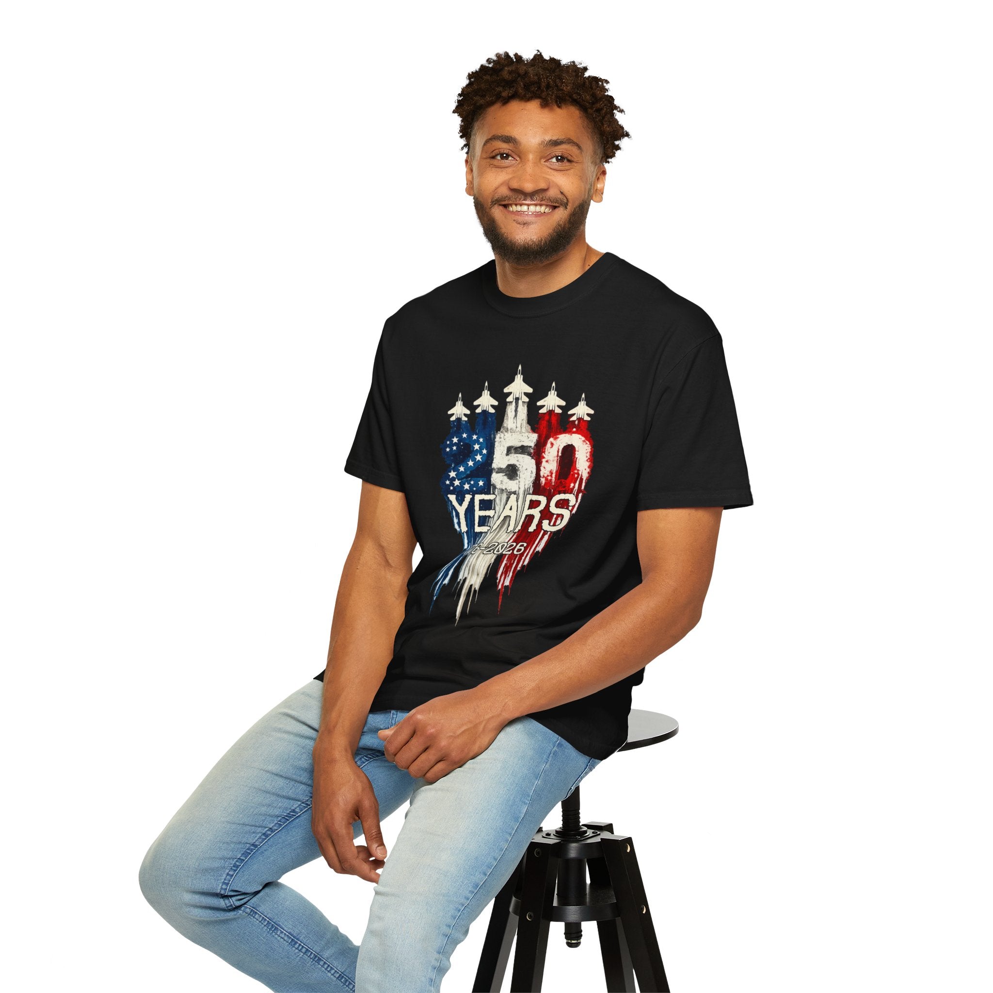 250 Years Patriotic T-Shirt Celebrating 1776–2026