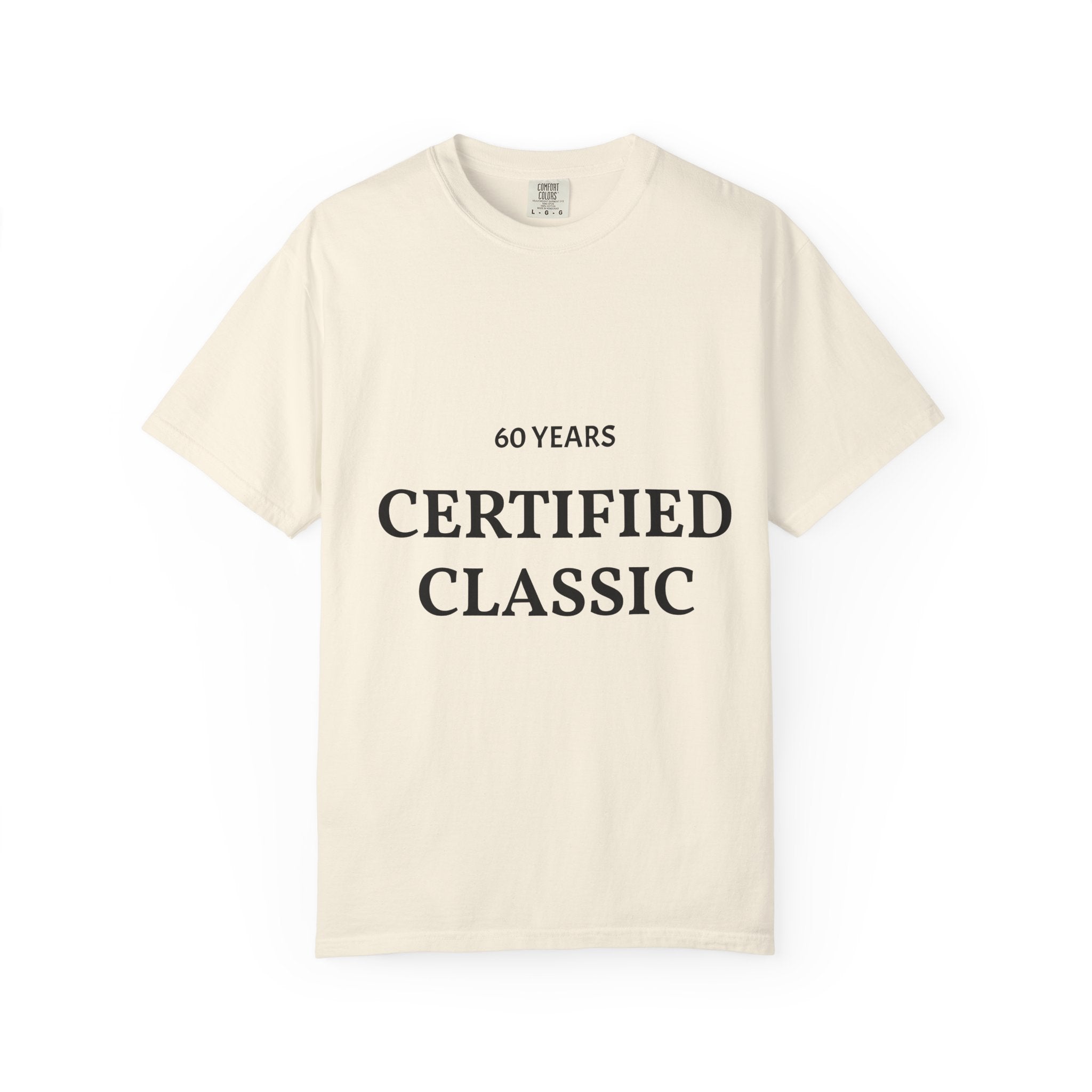 Certified Classic T-Shirt - 60 Years Retro Minimalist Tee