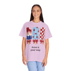 Patriotic Popsicle T-Shirt — Red, White & Blue Fourth of July Tee