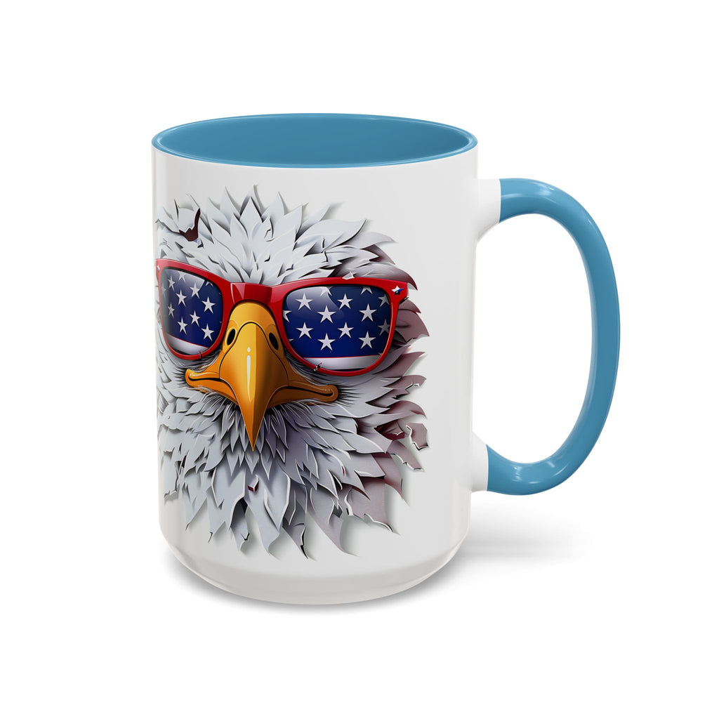 Patriotic Eagle Coffee Mug – Bold Design for Coffee Lovers