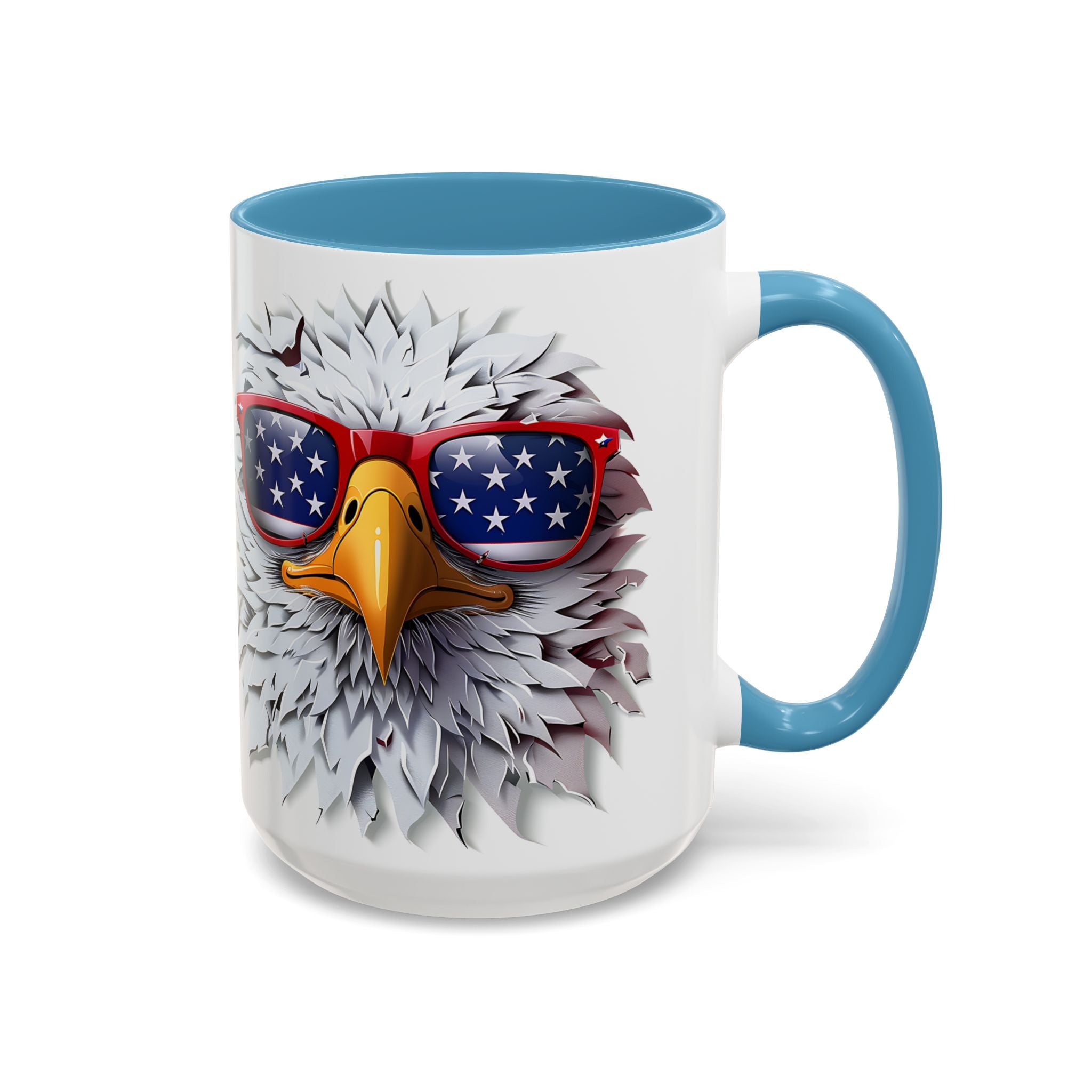 Patriotic Eagle Coffee Mug – Bold Design for Coffee Lovers