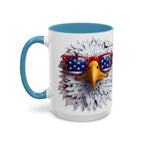 Patriotic Eagle Coffee Mug – Bold Design for Coffee Lovers