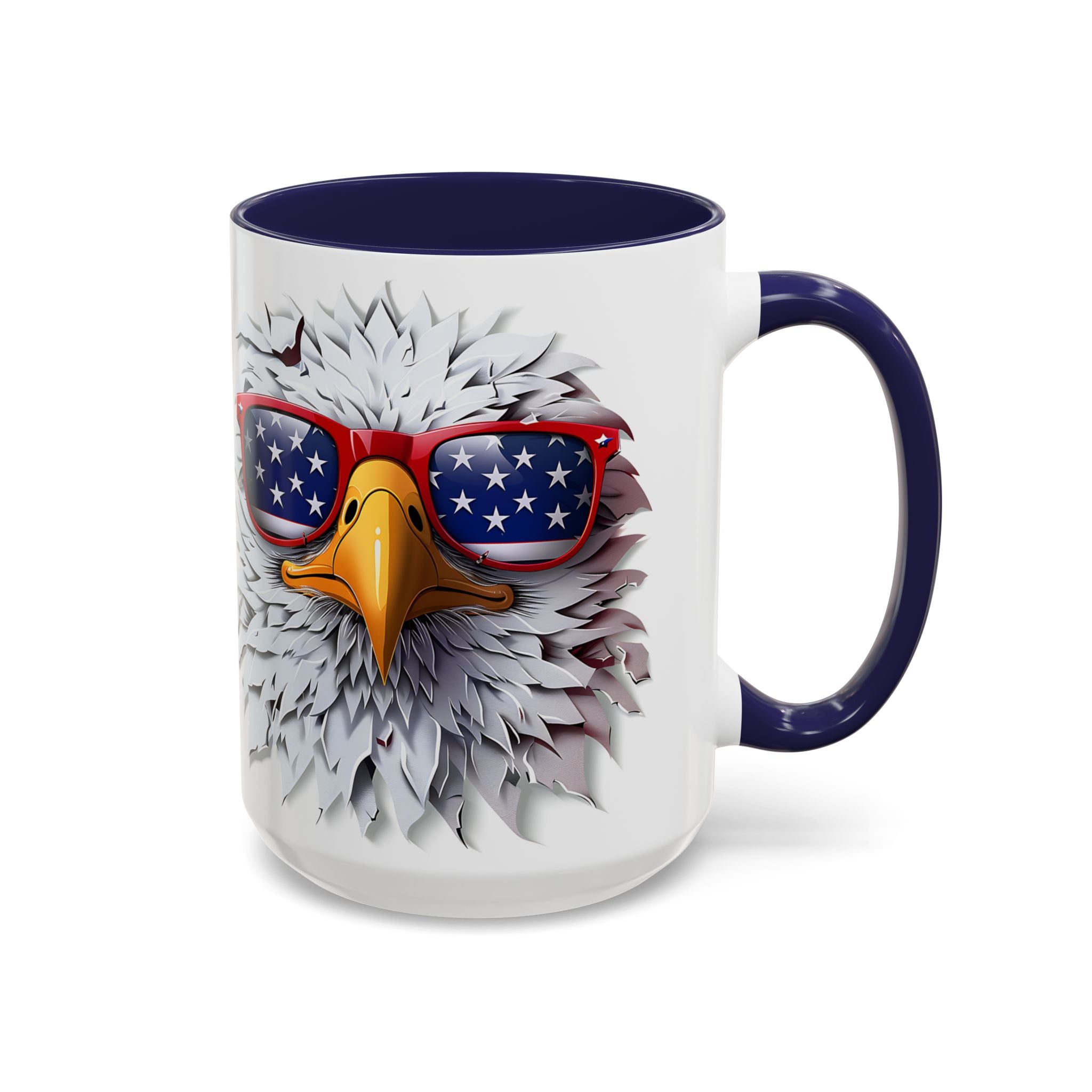 Patriotic Eagle Coffee Mug – Bold Design for Coffee Lovers