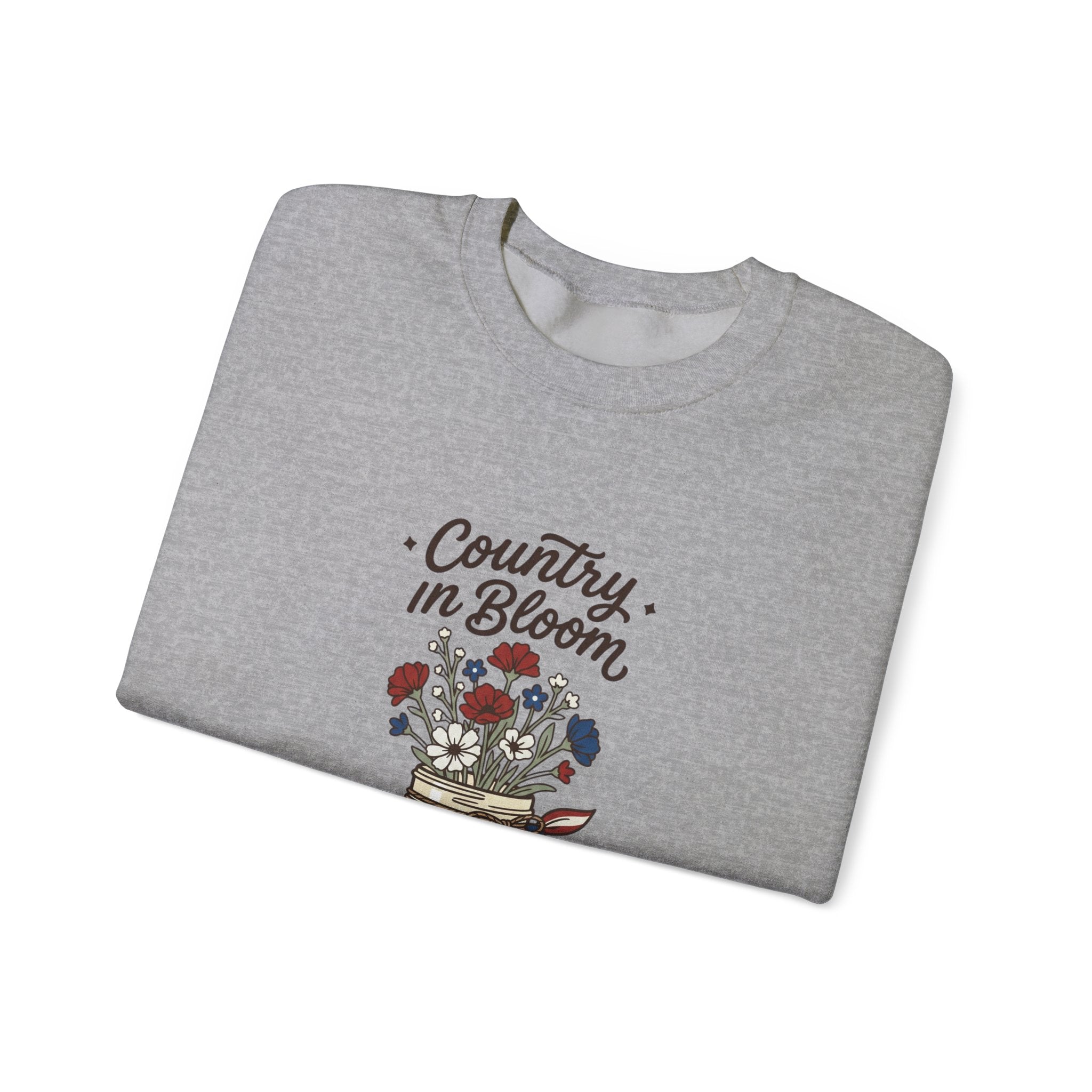 Country in Bloom Sweatshirt | Country Aesthetic Design