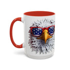 Patriotic Eagle Coffee Mug – Bold Design for Coffee Lovers