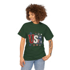 Patriotic USA Stars T-Shirt — Fourth of July American Flag Tee