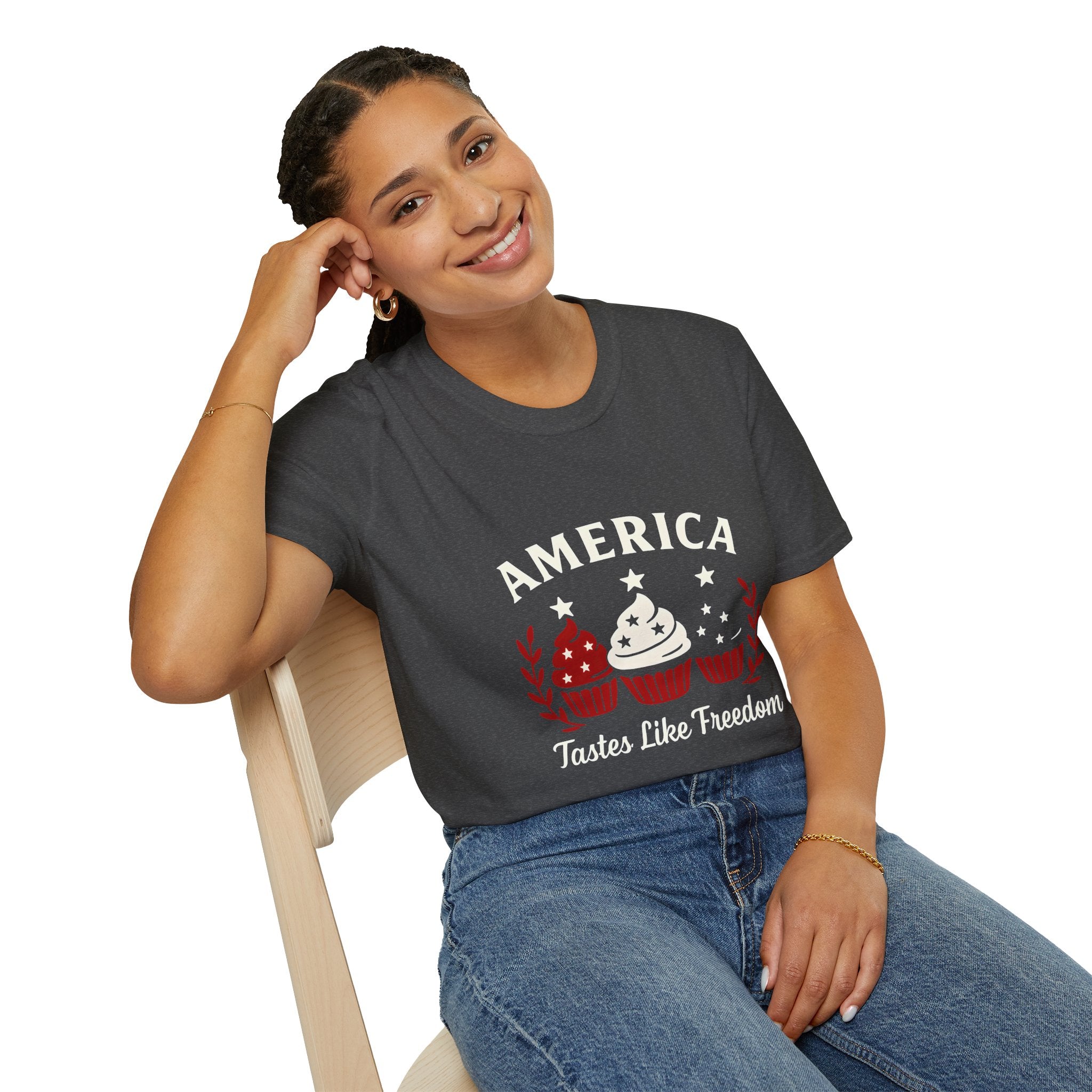 America Cupcake T-Shirt - 'Tastes Like Freedom' Tees