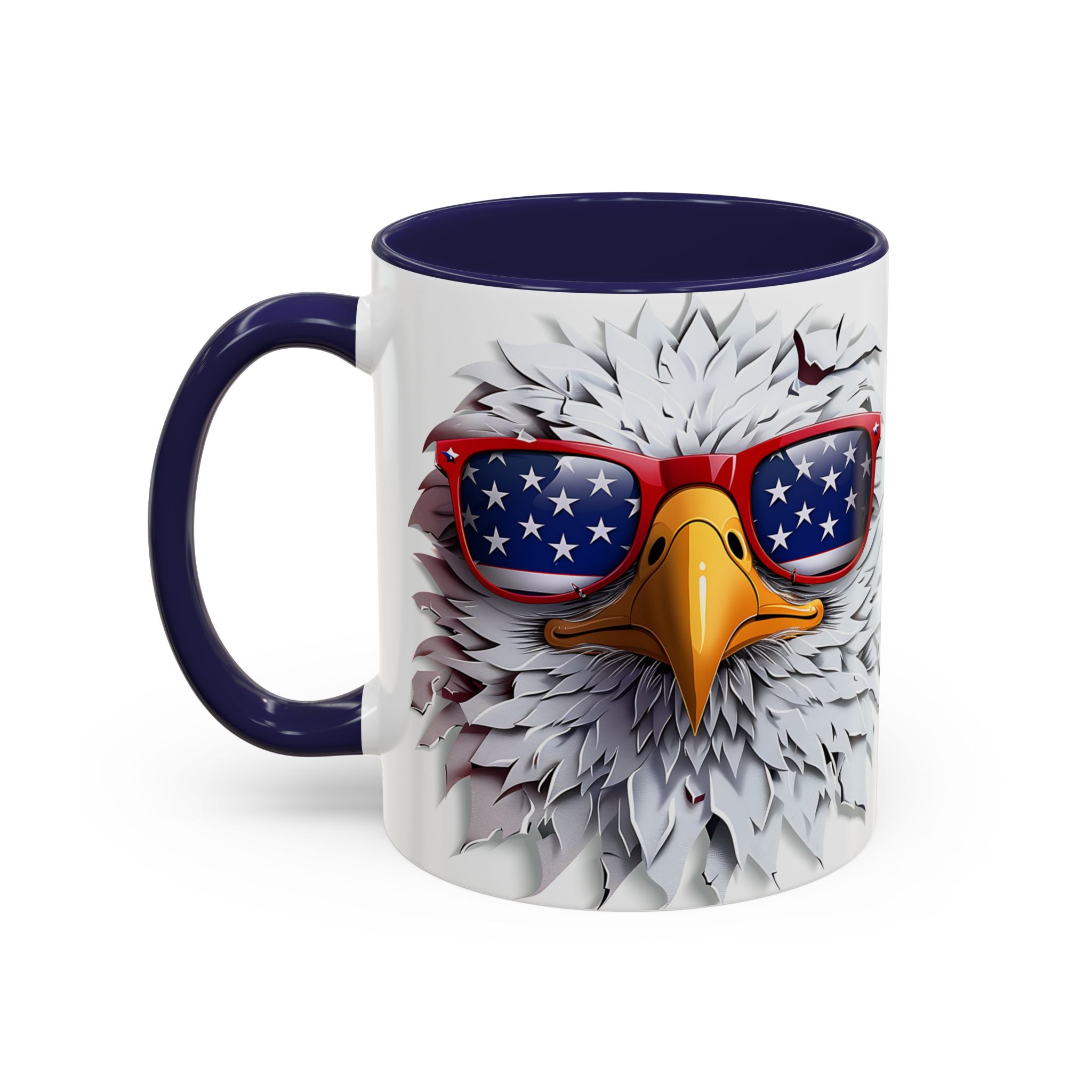 Patriotic Eagle Coffee Mug – Bold Design for Coffee Lovers