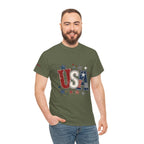 Patriotic USA Stars T-Shirt — Fourth of July American Flag Tee
