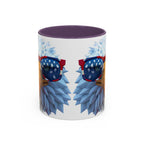 Patriotic Eagle Coffee Mug with American Flag Sunglasses