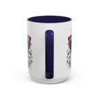 Patriotic Eagle Coffee Mug with American Flag Sunglasses
