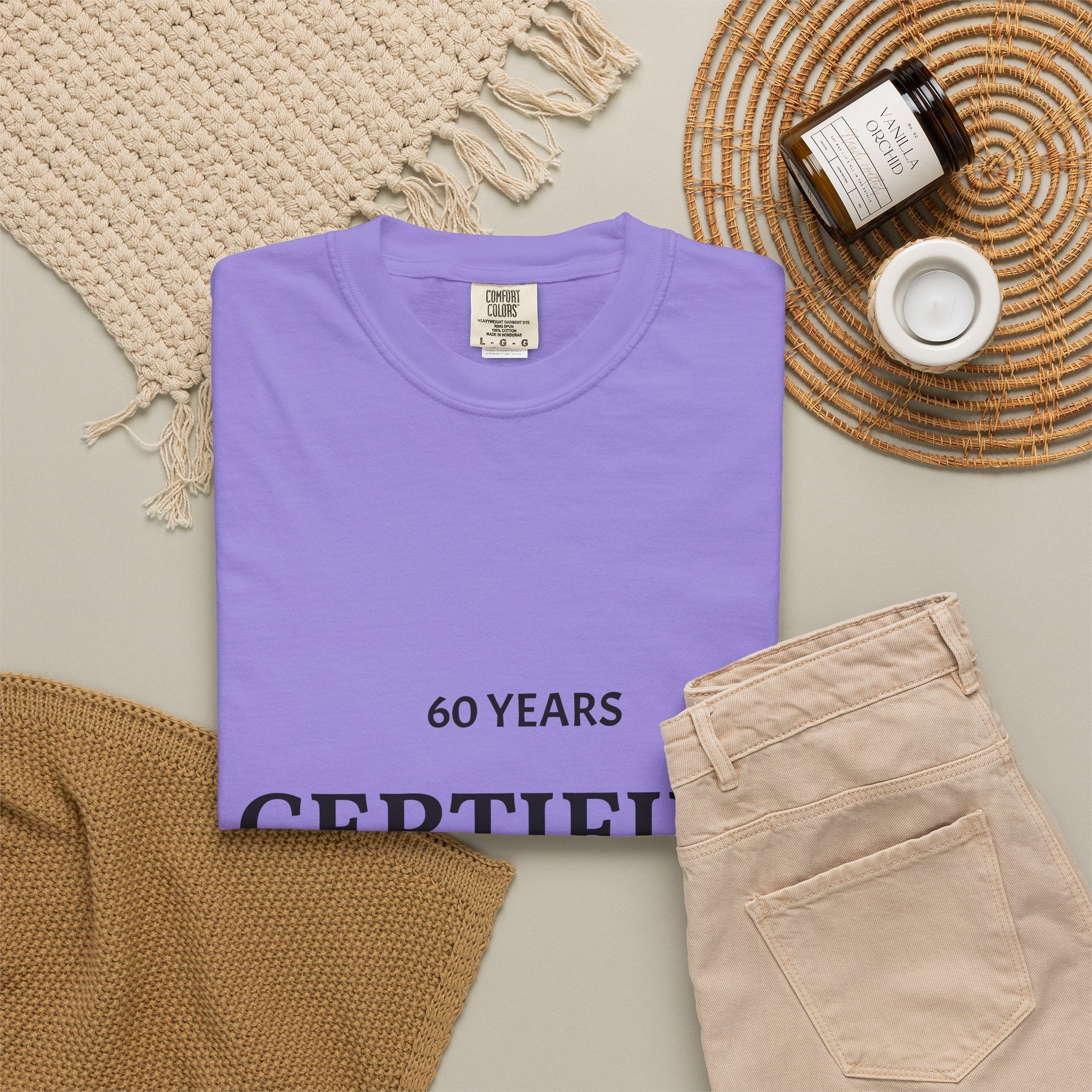 Certified Classic T-Shirt - 60 Years Retro Minimalist Tee