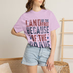 Patriotic T-Shirt: Land of the Free Because of the Brave