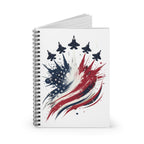 American Flag Brushstroke Spiral Notebook for Everyday Use