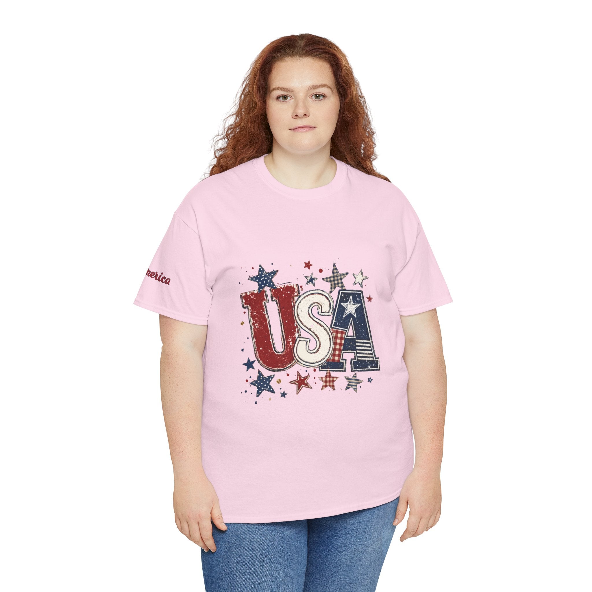 Patriotic USA Stars T-Shirt — Fourth of July American Flag Tee