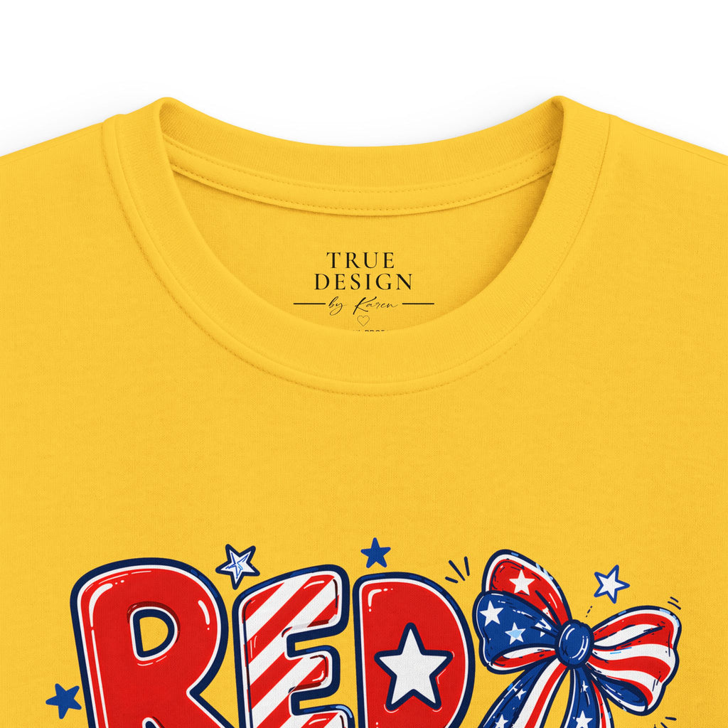 Kids Patriotic Fourth of July Shirt - Red White & 250 Tee