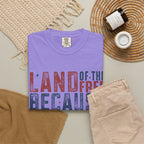 Patriotic T-Shirt: Land of the Free Because of the Brave