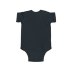 Elephant Print Infant Bodysuit with Floral Design