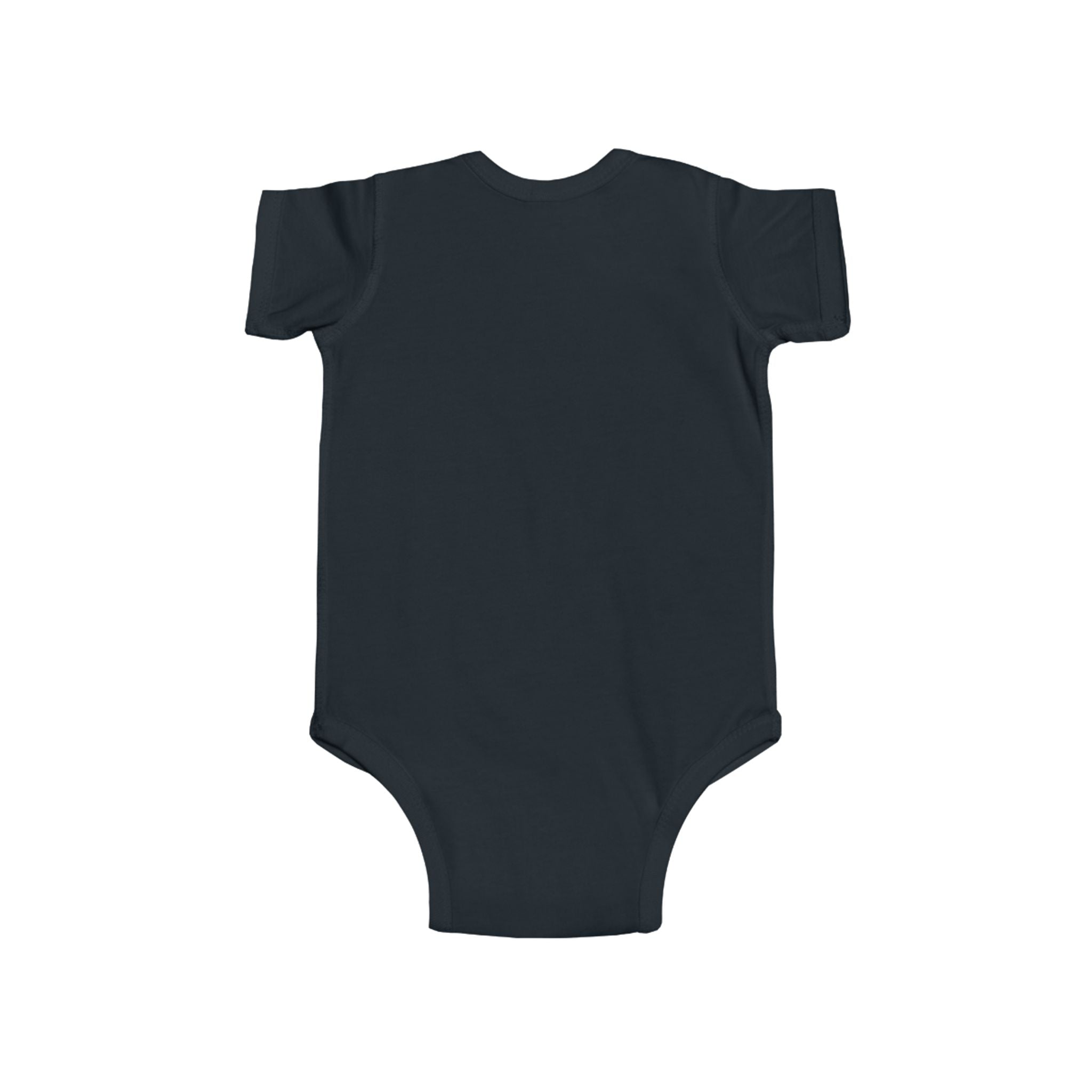 Elephant Print Infant Bodysuit with Floral Design