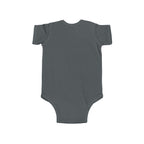 Elephant Print Infant Bodysuit with Floral Design
