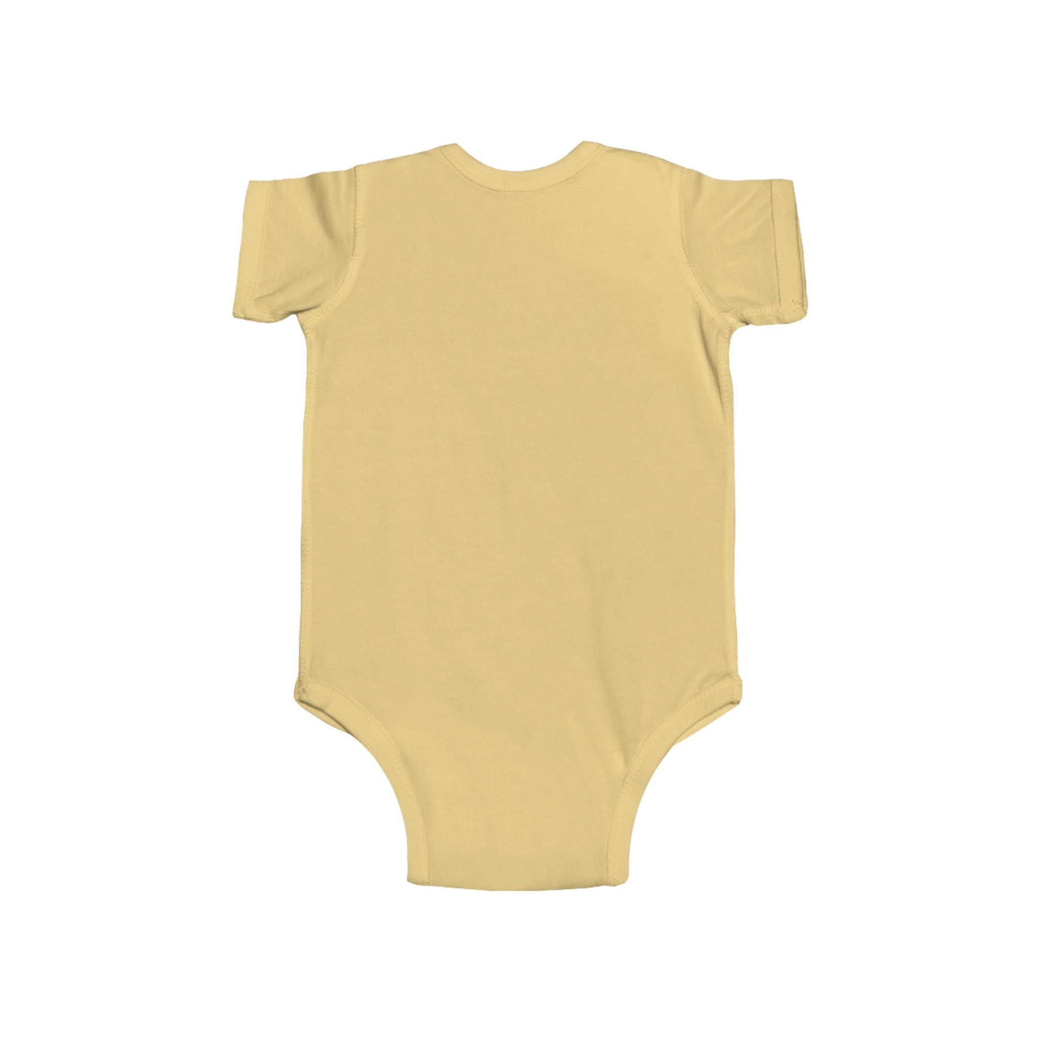 Elephant Print Infant Bodysuit with Floral Design