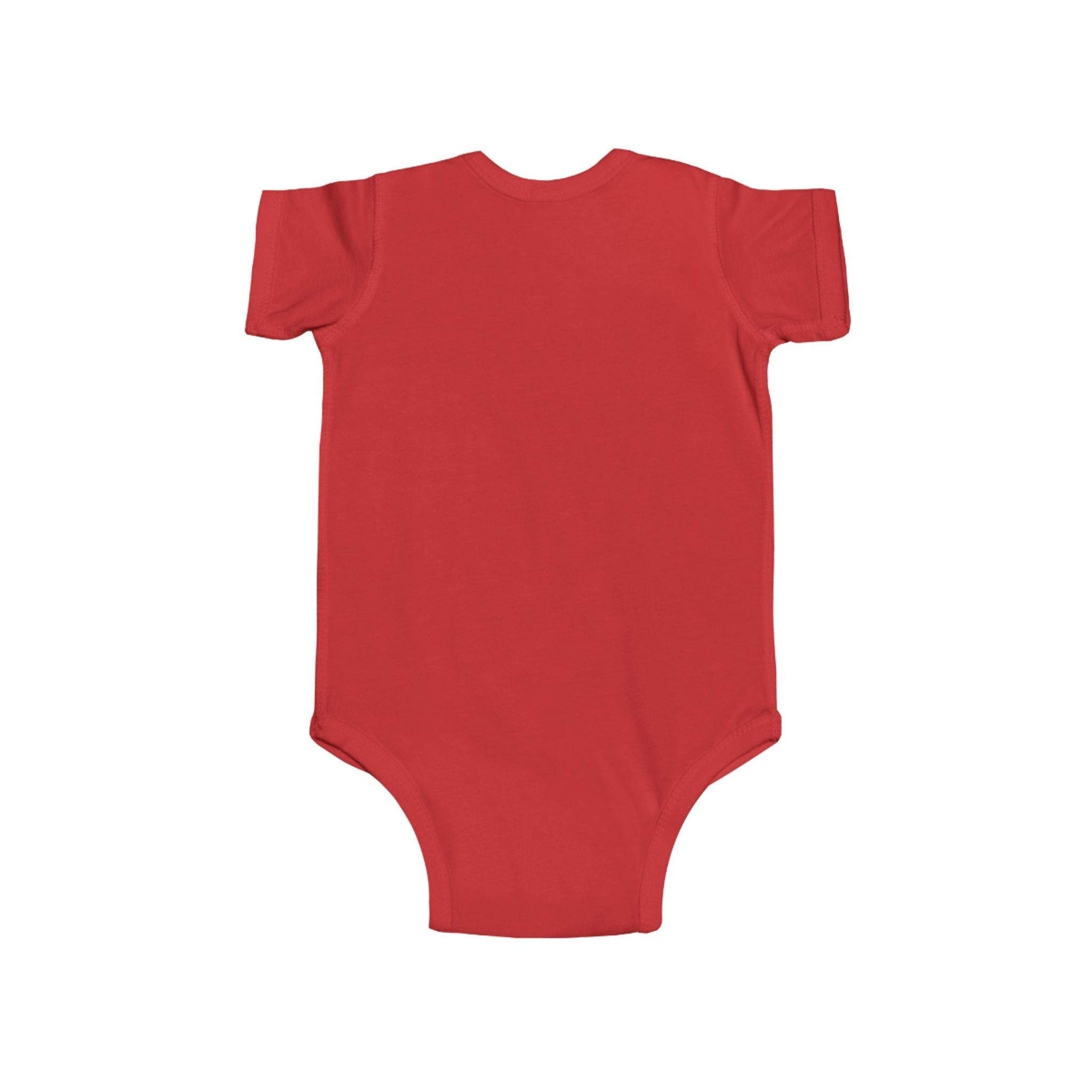 Elephant Print Infant Bodysuit with Floral Design
