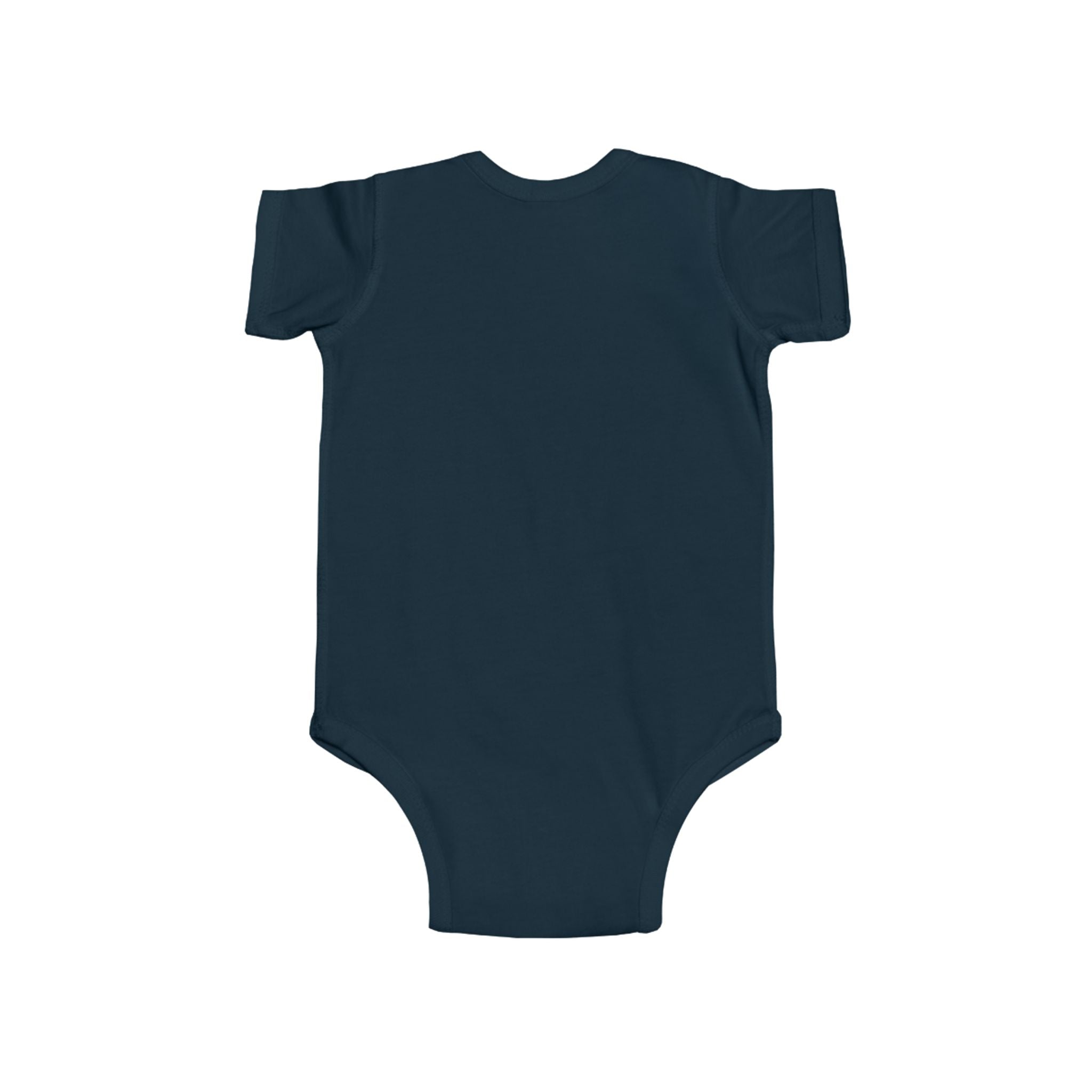 Elephant Print Infant Bodysuit with Floral Design