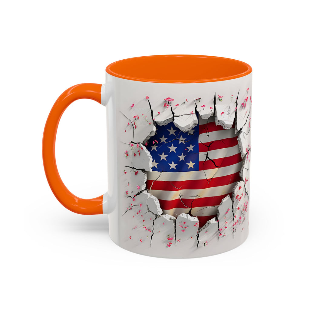 American Flag Coffee Mug – Patriotic Design