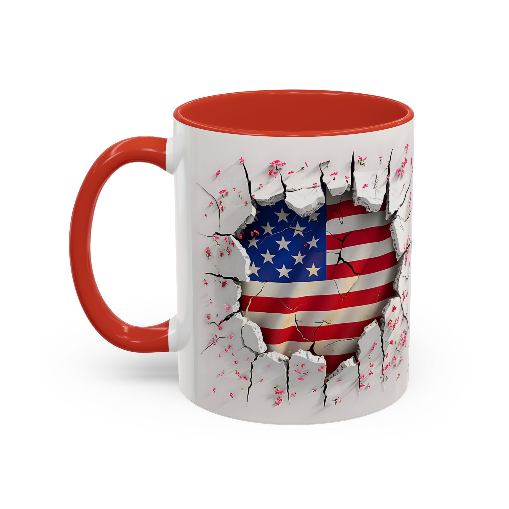 American Flag Coffee Mug – Patriotic Design