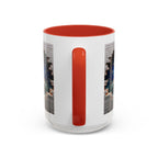 American Flag & Statue of Liberty Accent Coffee Mug – Patriotic USA Ceramic Mug