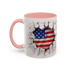 American Flag Coffee Mug – Patriotic Design