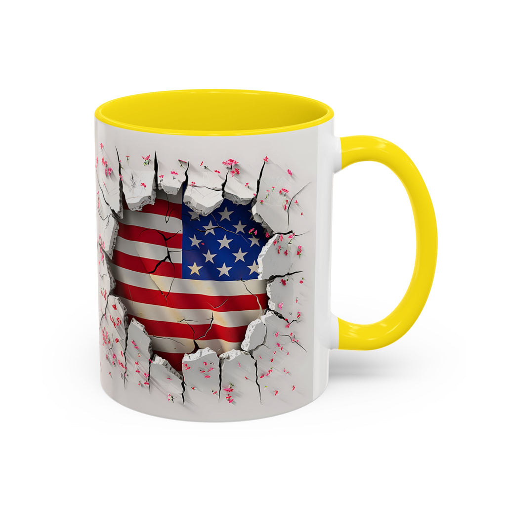 American Flag Coffee Mug – Patriotic Design