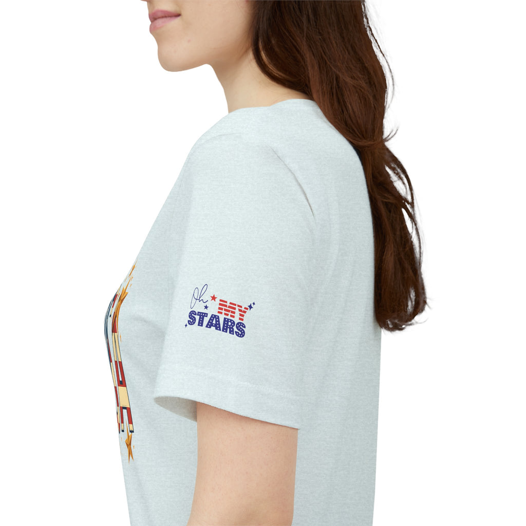 USA Flag Stars T-Shirt — Patriotic American Independence Day Tee