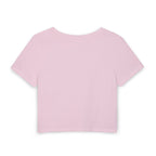 Patriotic Butterfly Floral Baby Tee - A Breezy Crop Top