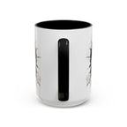 American Eagle Coffee Mug with USA Flag Accent Design
