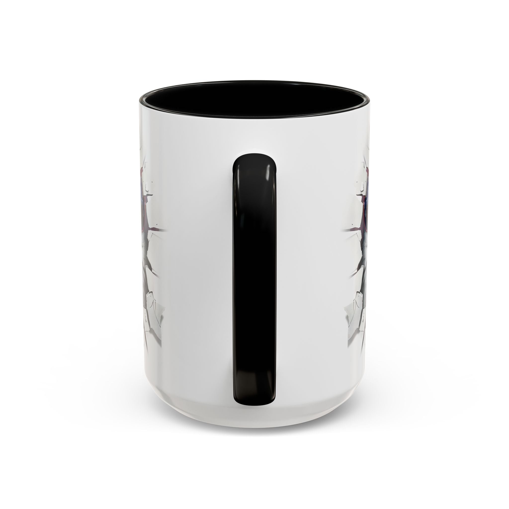 American Eagle Coffee Mug with USA Flag Accent Design